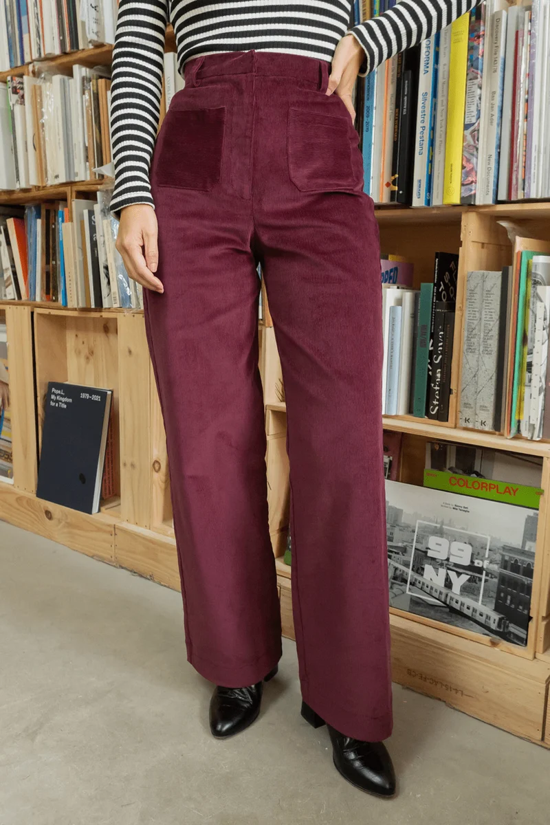Pantalon Gwenn - bordeaux