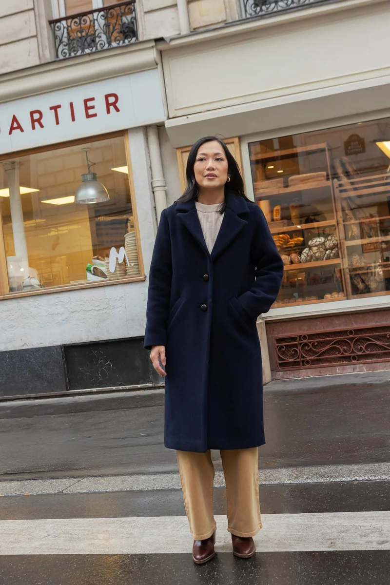 Manteau Françoise - marine