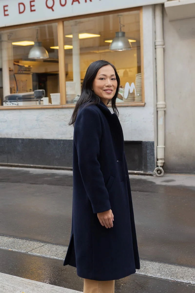 Manteau Françoise - marine
