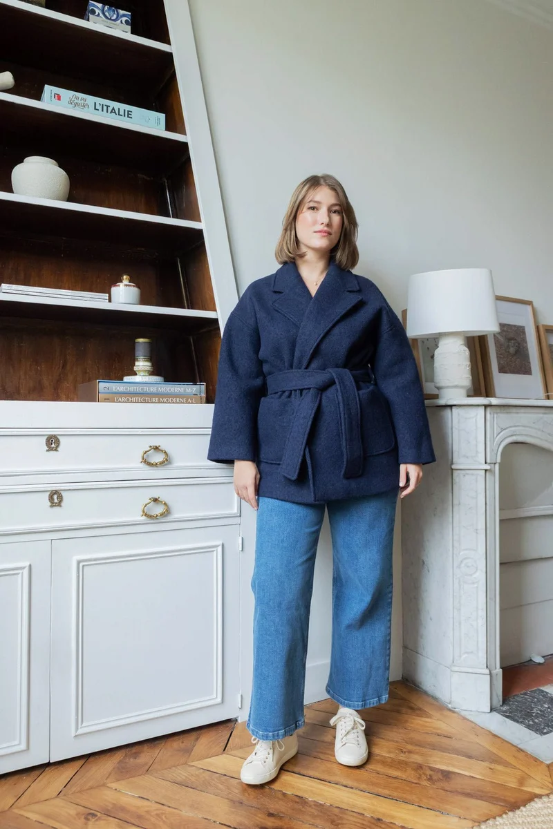 Manteau Yoko - marine