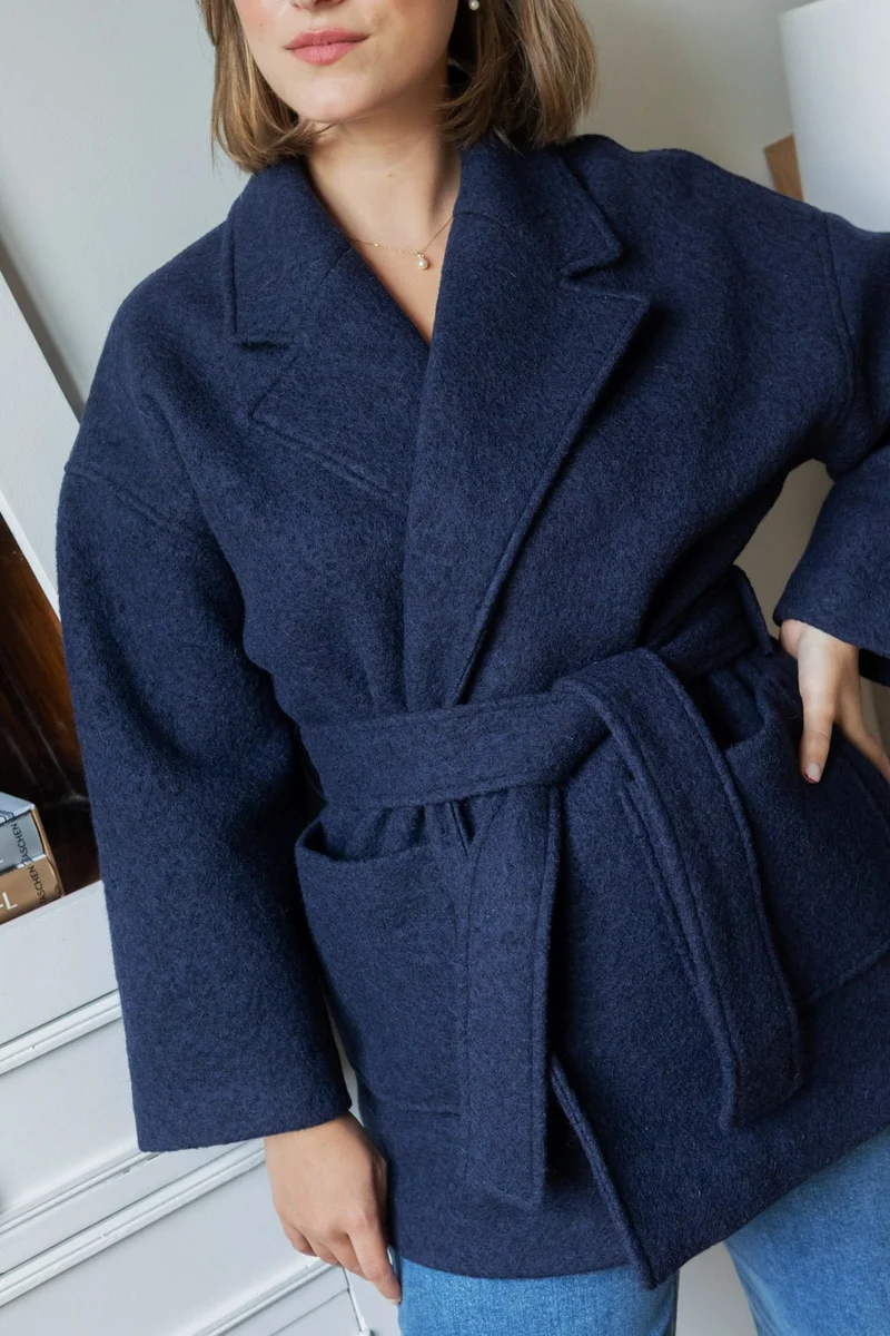 Manteau Yoko - marine