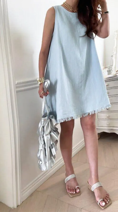 Robe Trapèze Lin - Sabrina