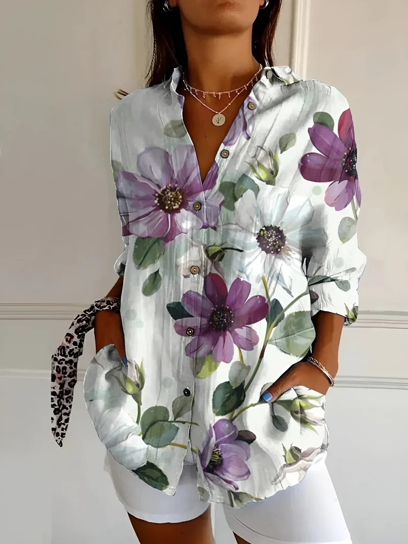 Haven Blouse Femme Chic – Blouse Élégante à Manches Longues pour Tenue Quotidienne ou Bureau