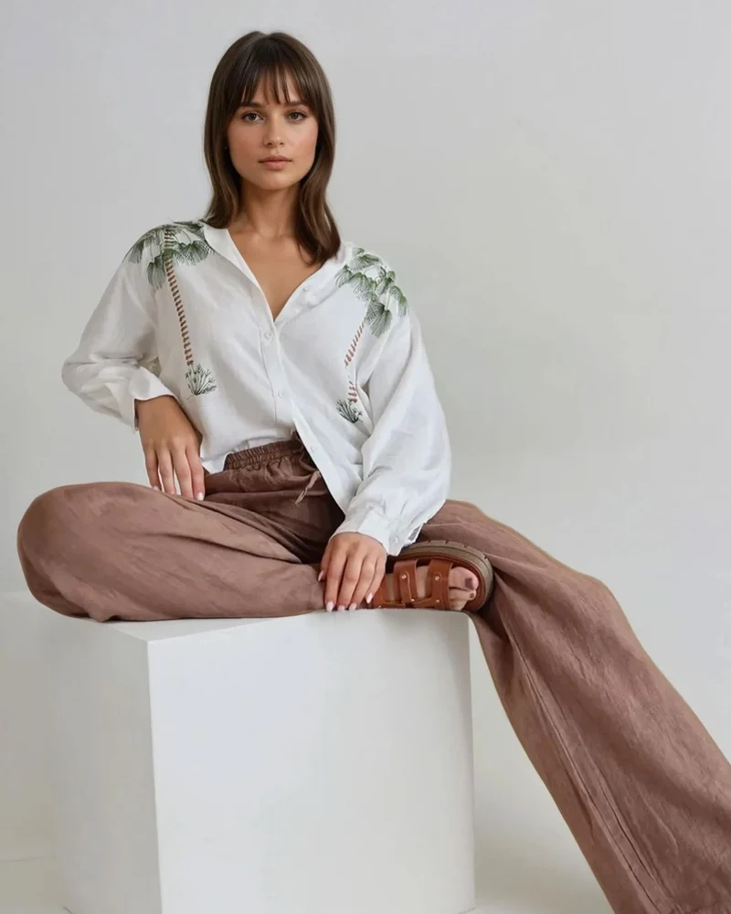 Chemise Blanche Oversize - Becky