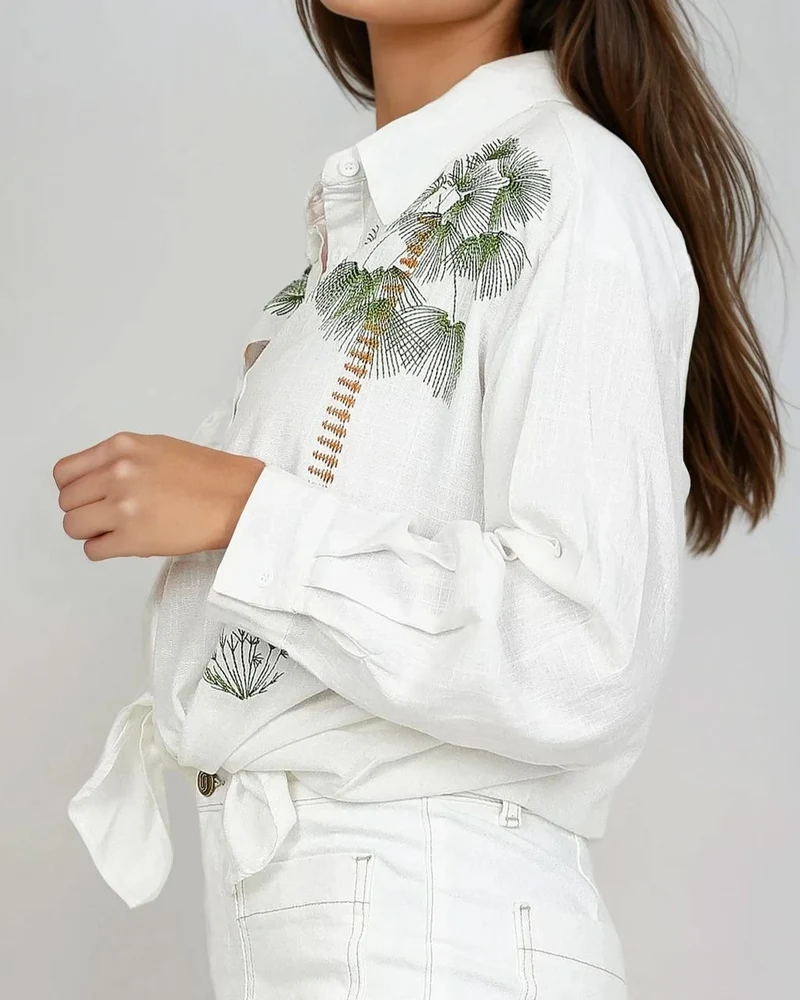 Chemise Blanche Oversize - Becky
