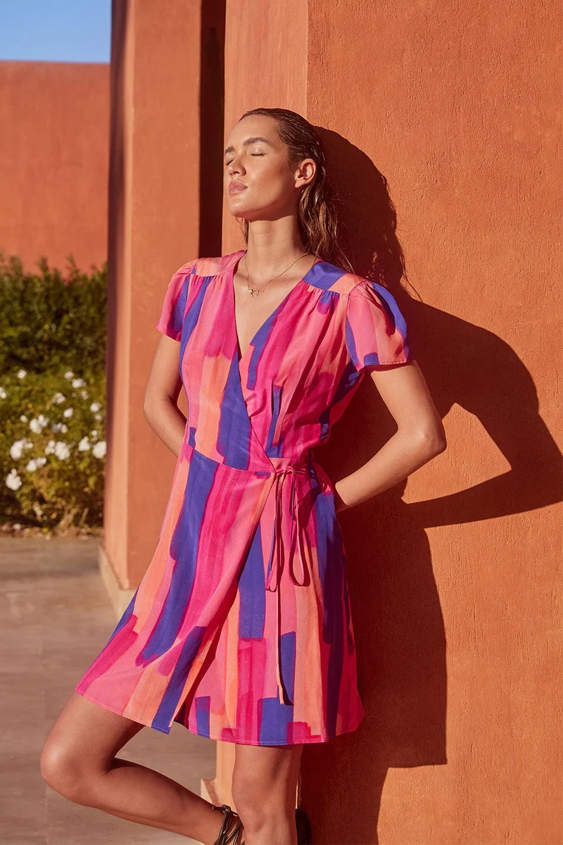 Robe Malicieuse en soie Horizon