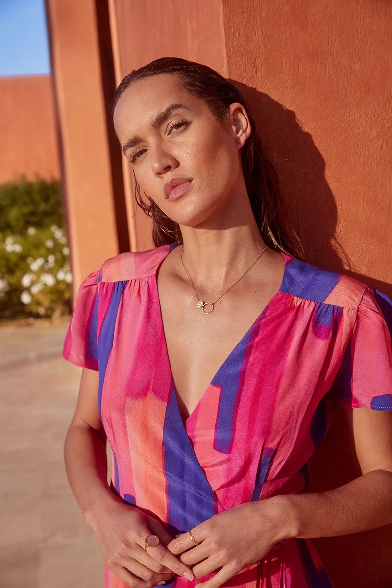 Robe Malicieuse en soie Horizon