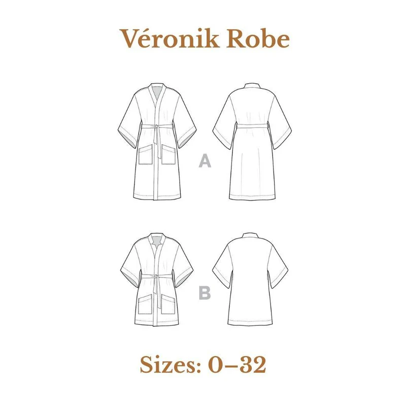 PATRON DE COUTURE PDF | Robe Véronik | Closet Core | BILINGUE (FR / EN)