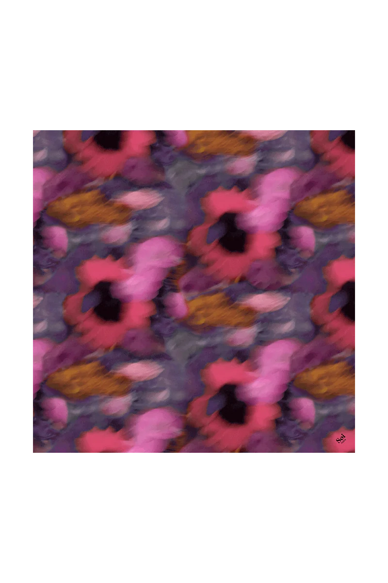 Foulard en soie Flora Pivoine
