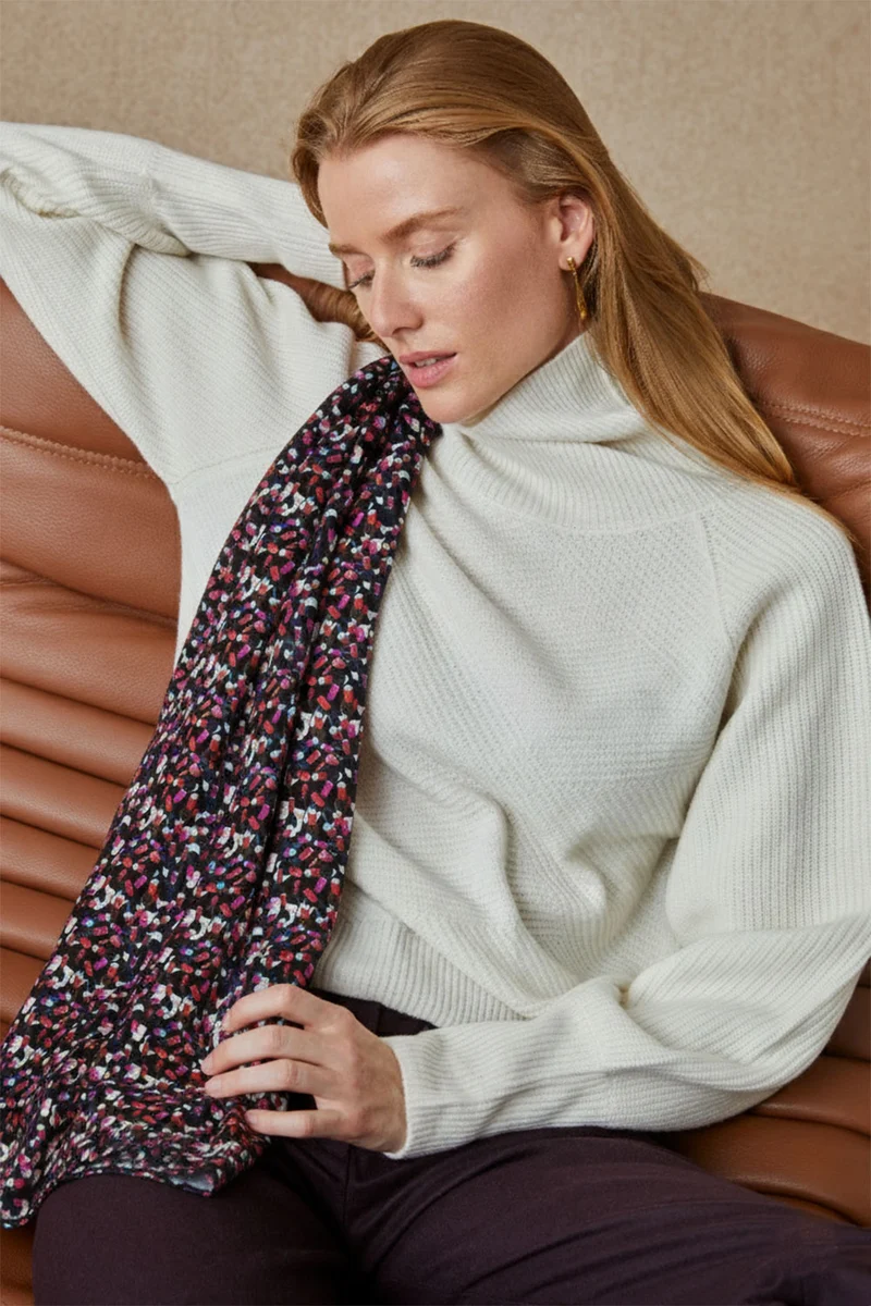 Foulard en soie Grand Cru