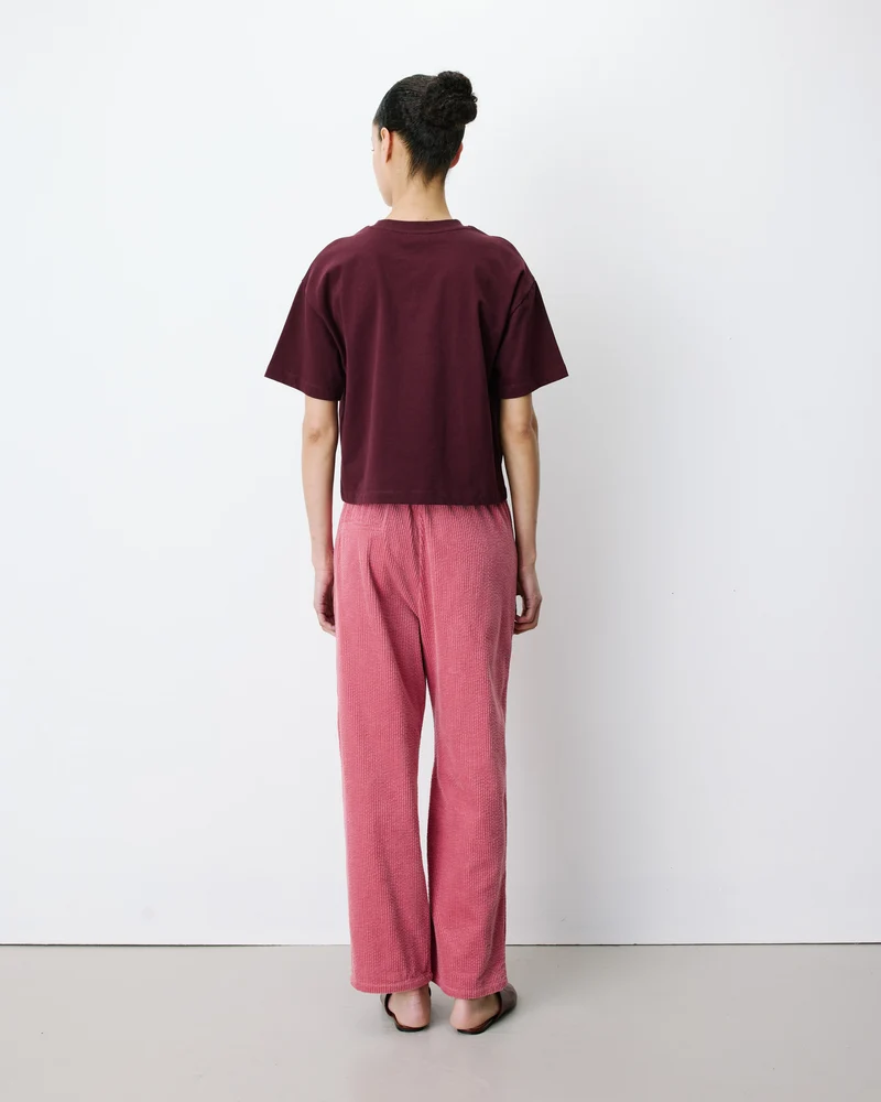 Pantalon velours côtelé taille ajustable blush Liberty
