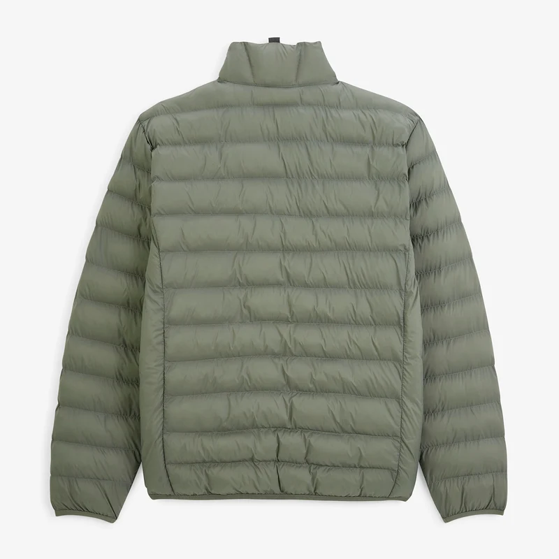 Doudoune légère manches longues marron taupe Piumino