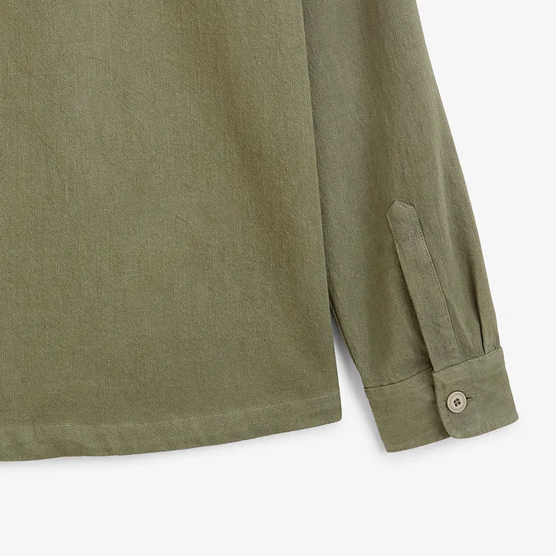 Veste worker manches longues 100% coton taupe Warren SBPLAY