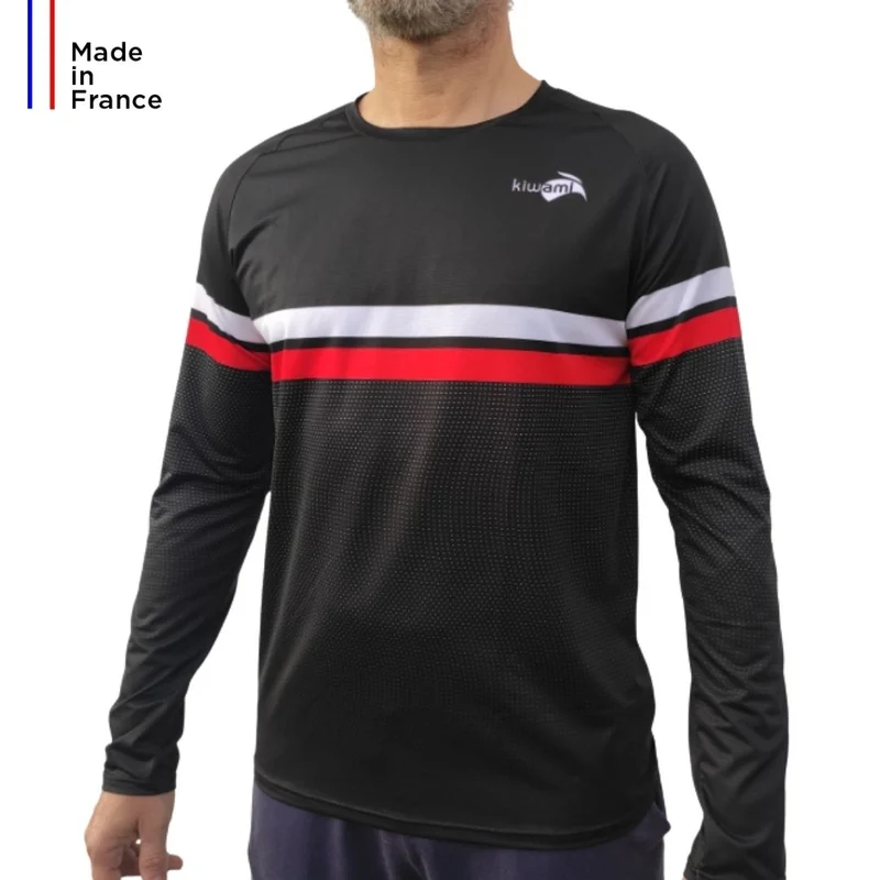 Tee-shirt de running Homme manches longues Club