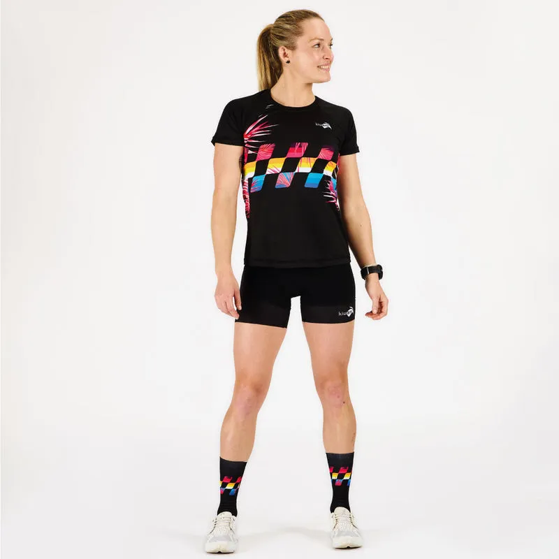 Tee-shirt running Femme Finisher Black