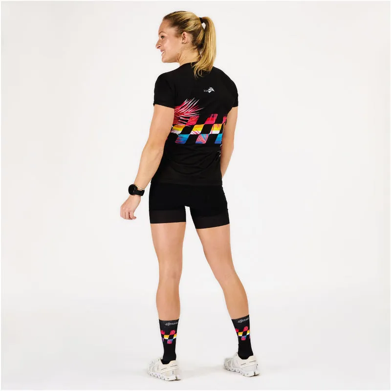 Tee-shirt running Femme Finisher Black