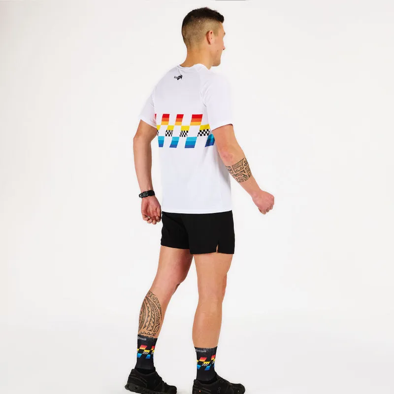 Tee-shirt de running Finisher White