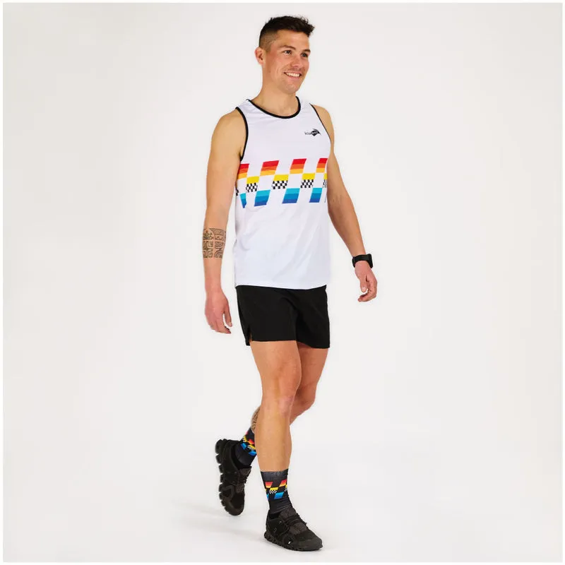 Débardeur running Finisher White