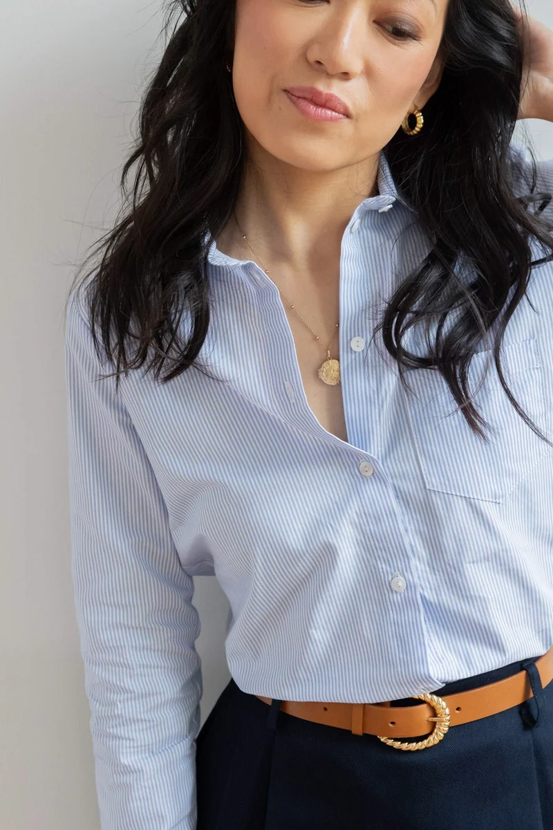 Chemise Sarah - fines rayures