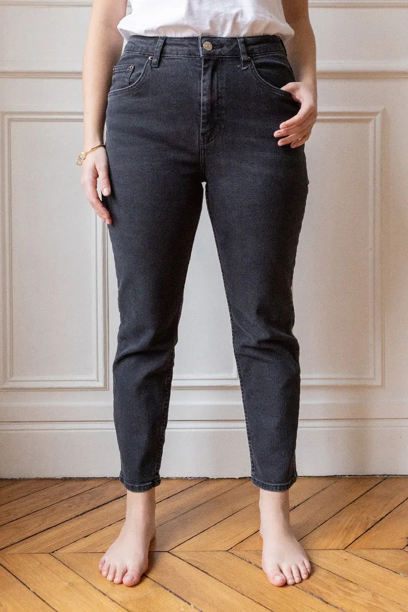 Mom jean Camila - noir
