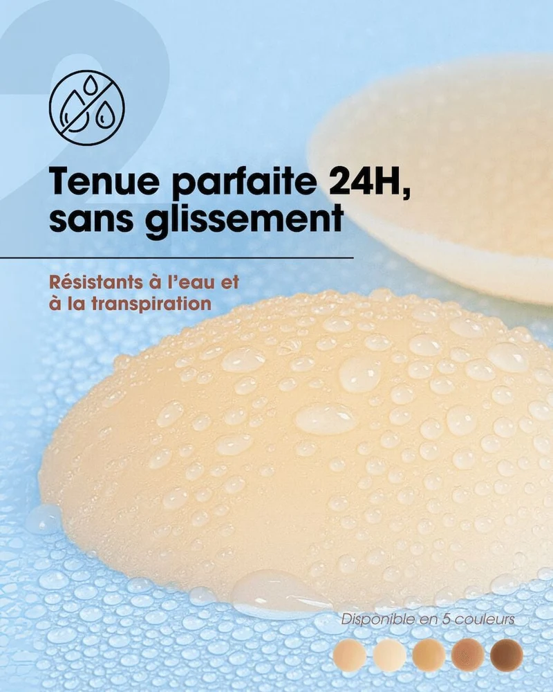 Cache Tétons Invisibles Sans Adhésifs
