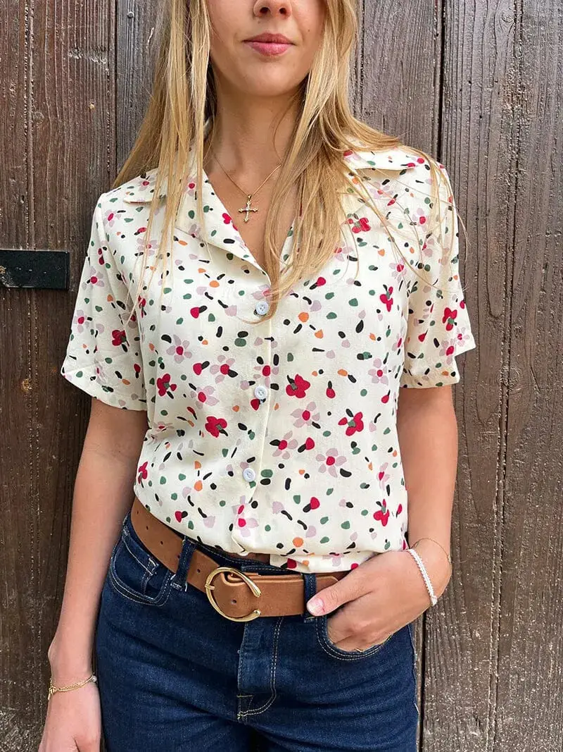 Chemise Manches Courtes Femme - Clémence