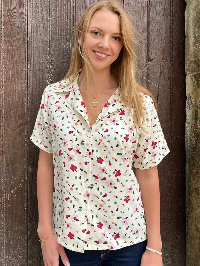 Chemise Manches Courtes Femme - Clémence