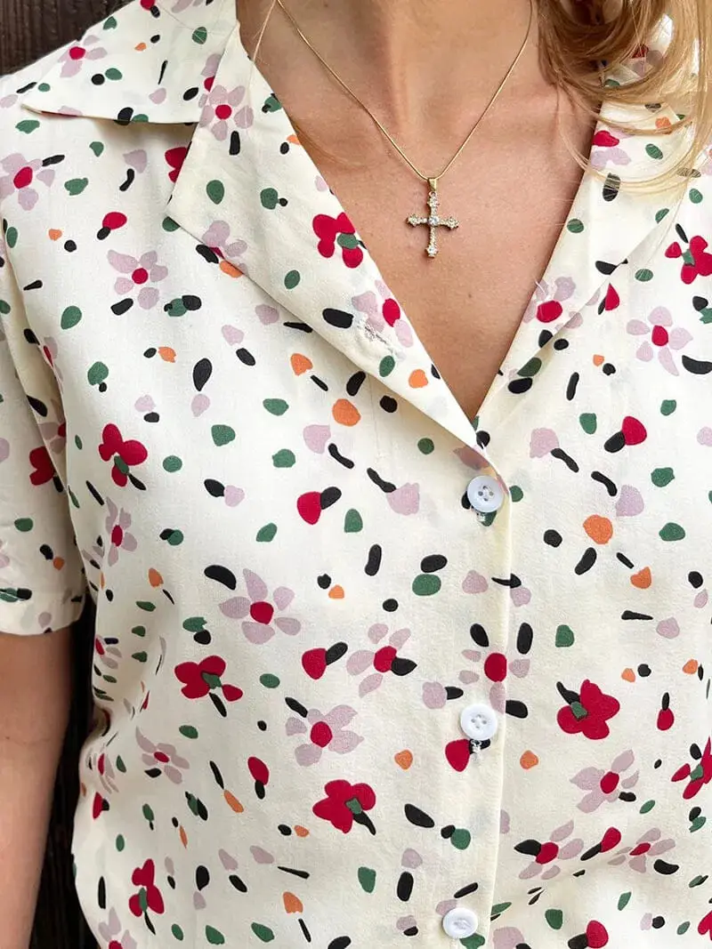 Chemise Manches Courtes Femme - Clémence