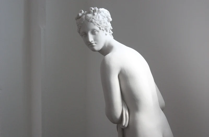 Statue Vénus Italica (Antonio Canova) - grande sculpture en marbre blanc