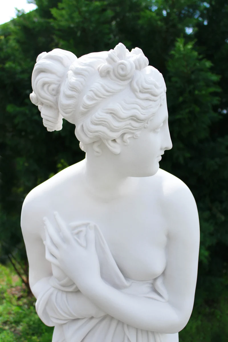 Statue Vénus Italica (Antonio Canova) - grande sculpture en marbre blanc