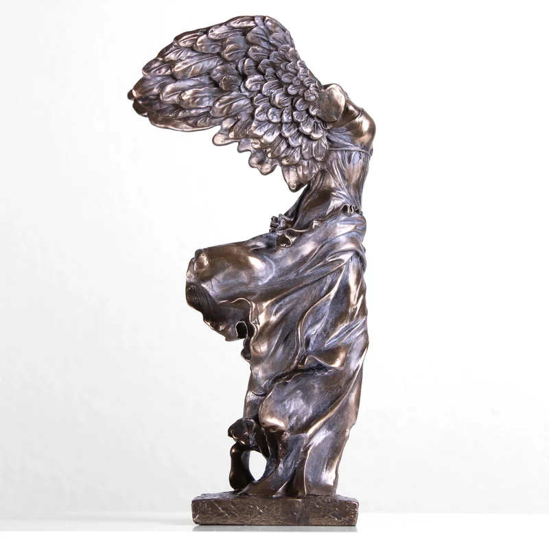 Statue Victoire de Samothrace (Bronze coulé à froid)