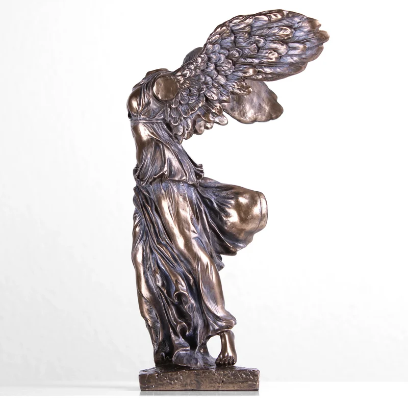 Statue Victoire de Samothrace (Bronze coulé à froid)