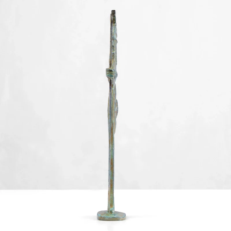 Statuette Athéna - bronze vert