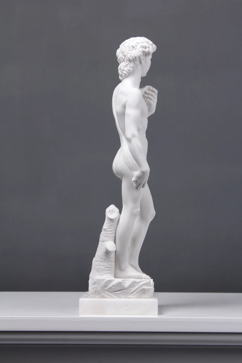 Statuette David - sculpture en marbre