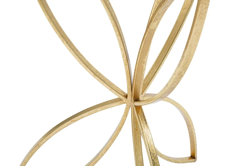 Support pour plante en métal doré – Support décoratif Butterfly