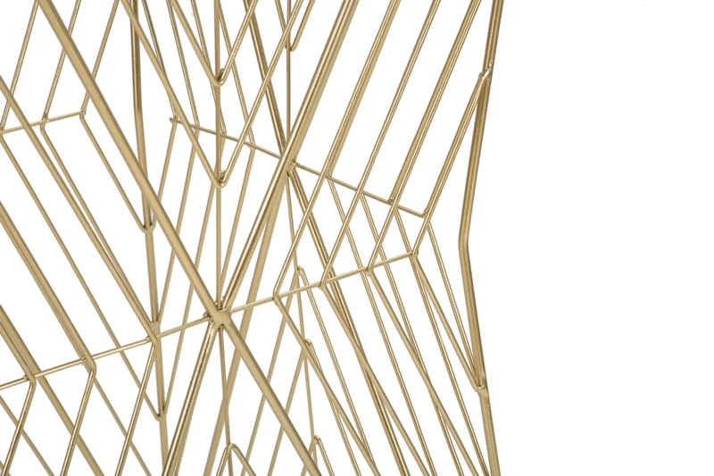 Table de bar en métal doré – Lines 4 Modern Design