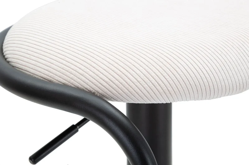 Tabouret de bar blanc réglable avec levage – Destiny Modern Design