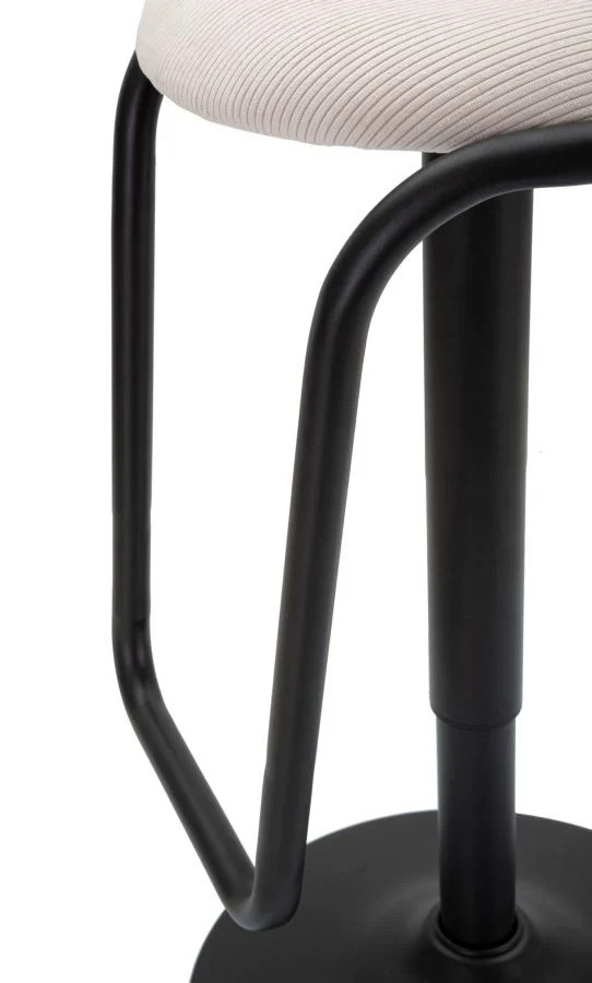 Tabouret de bar blanc réglable avec levage – Destiny Modern Design
