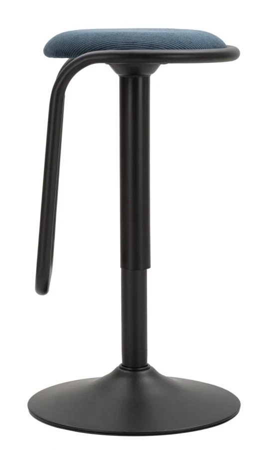 Tabouret de bar réglable bleu marine avec élévateur – Destiny Modern Design