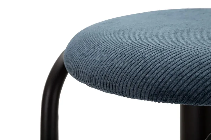 Tabouret de bar réglable bleu marine avec élévateur – Destiny Modern Design