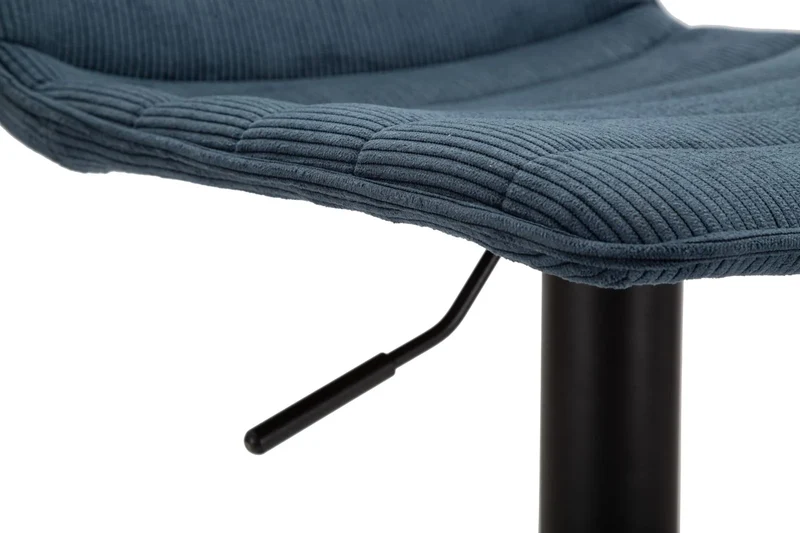Tabouret de bar réglable bleu marine avec mécanisme de levage – Collection High