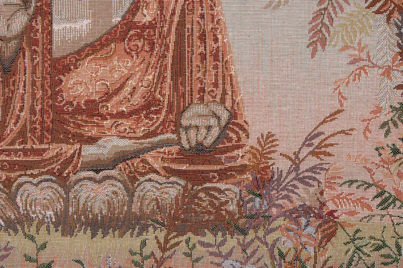Tapisserie Gobelin Bouddha (Tissage Jacquard)