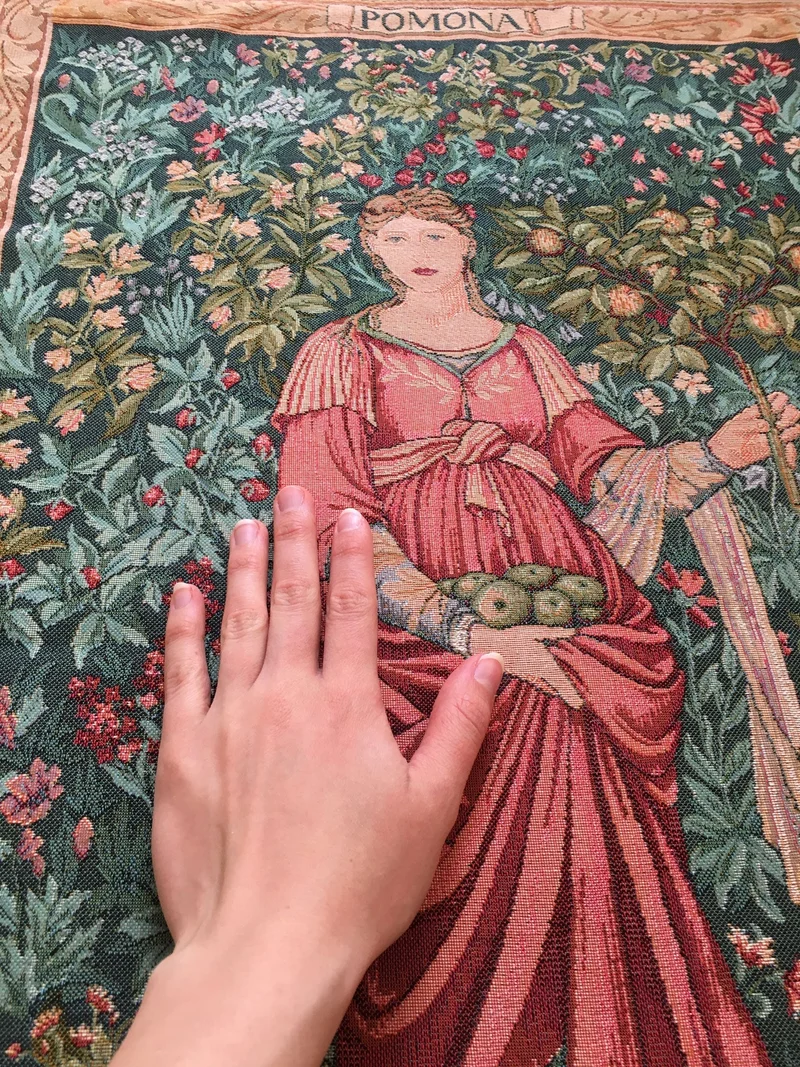 Tapisserie Gobelin Pomona - La déesse de l'abondance (Tissage Jacquard)