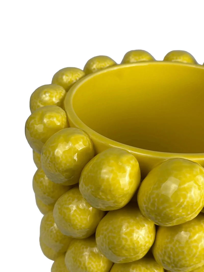 Vase Citron (Céramique Style Sicilien)