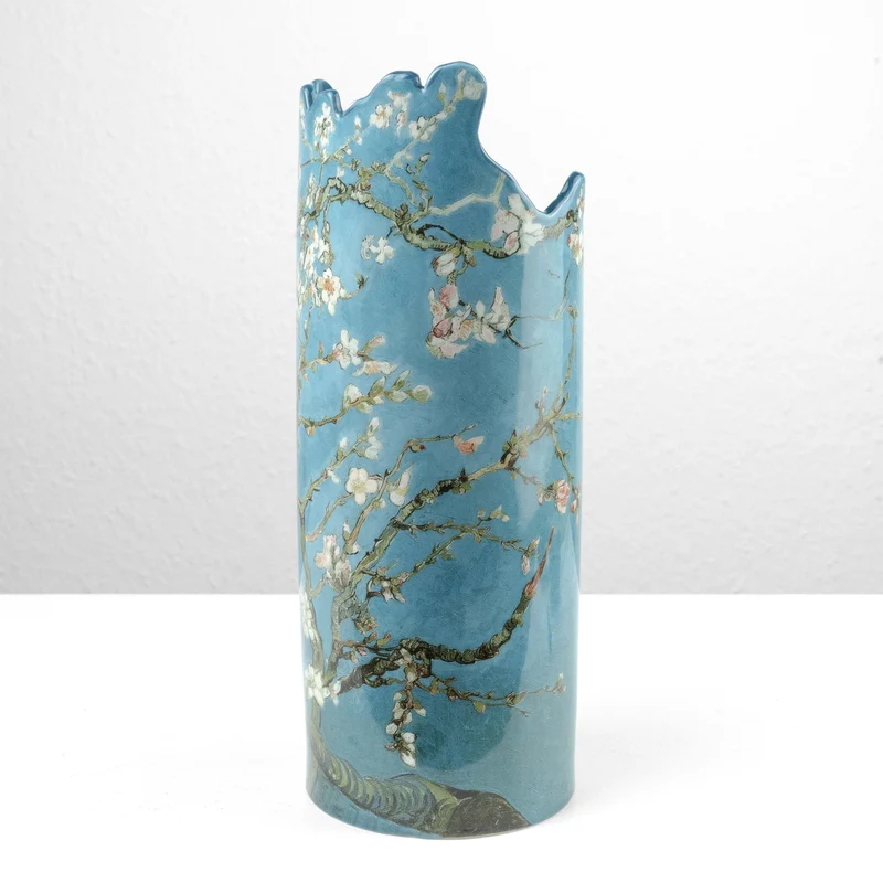 Vase en Céramique "L'Amandier en Fleurs de Van Gogh"