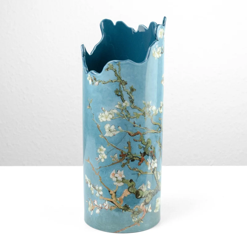 Vase en Céramique "L'Amandier en Fleurs de Van Gogh"