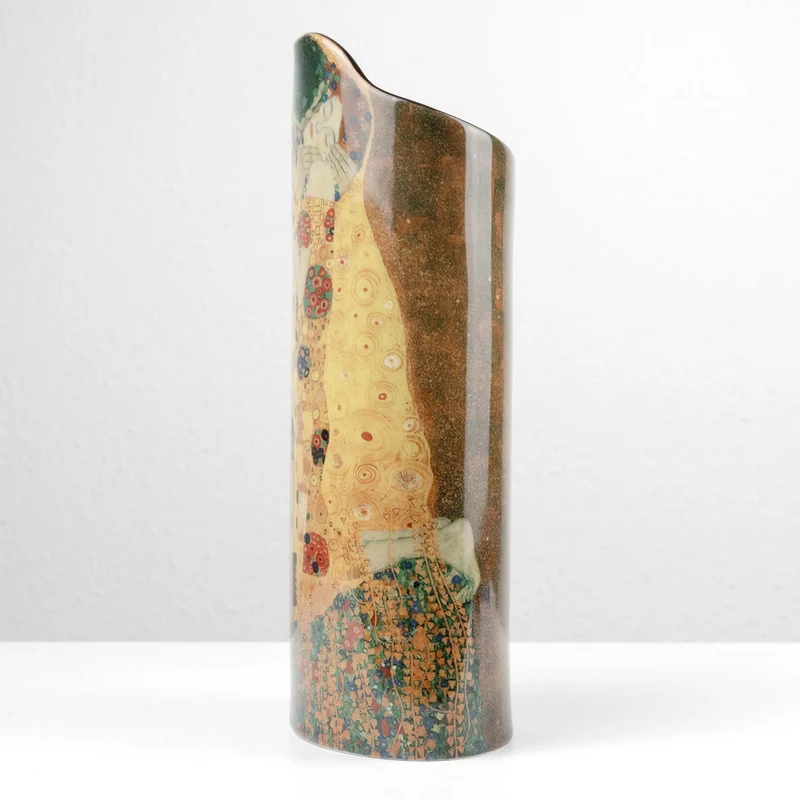 Vase en Céramique "Le Baiser de Klimt"