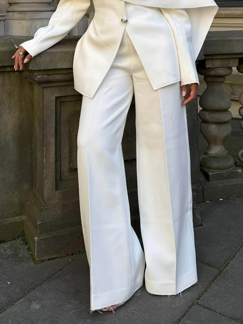 Chic High-Waist Wide-Leg Pants