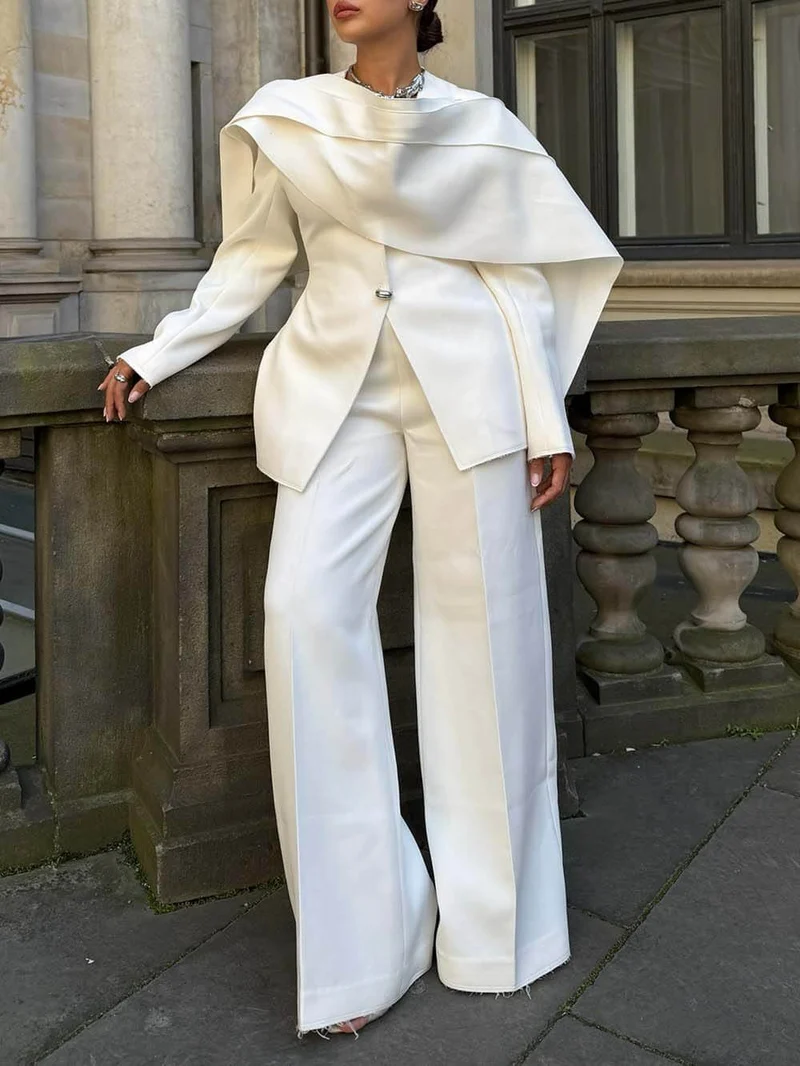 Chic High-Waist Wide-Leg Pants