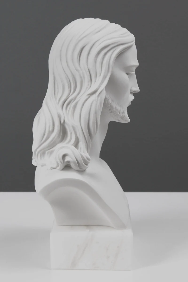 Buste de Jésus-Christ - sculpture en marbre